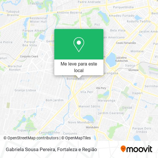 Gabriela Sousa Pereira mapa