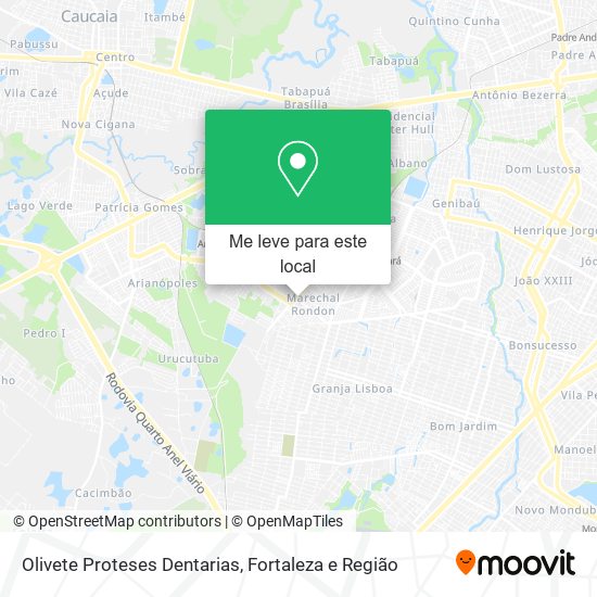 Olivete Proteses Dentarias mapa