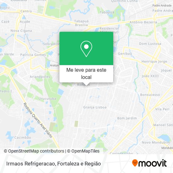 Irmaos Refrigeracao mapa