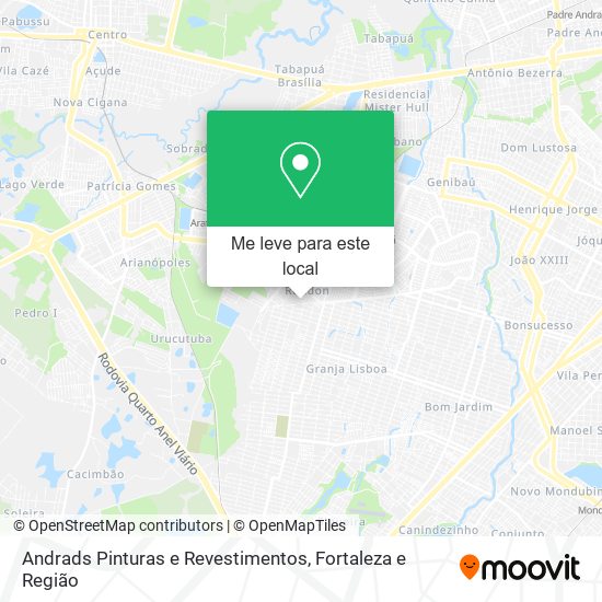 Andrads Pinturas e Revestimentos mapa