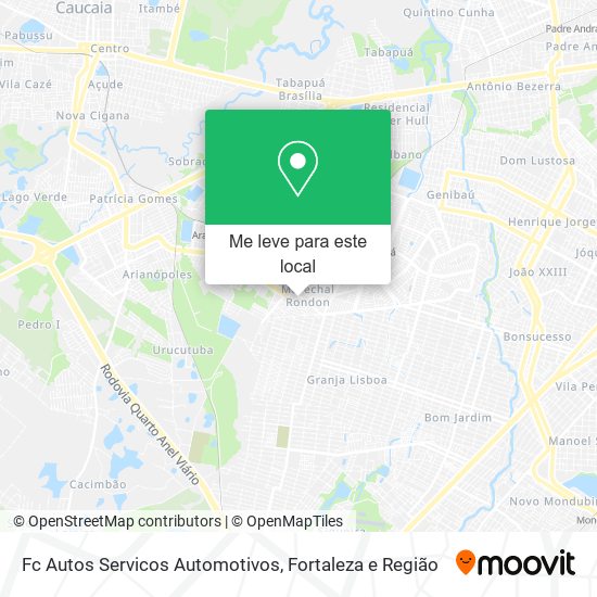 Fc Autos Servicos Automotivos mapa