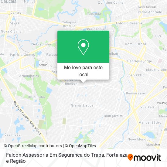 Falcon Assessoria Em Seguranca do Traba mapa