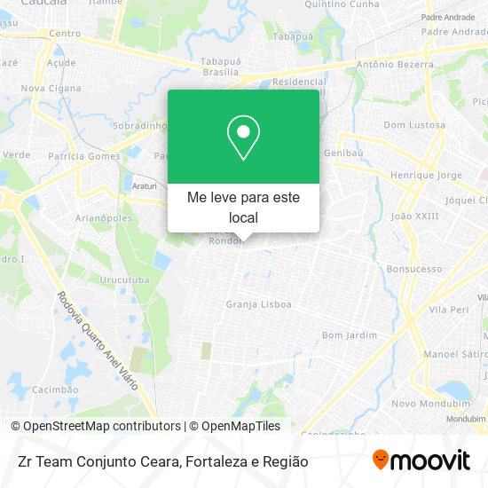 Zr Team Conjunto Ceara mapa