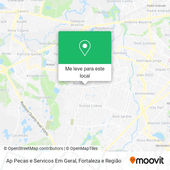 Ap Pecas e Servicos Em Geral mapa