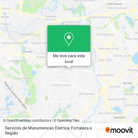 Servicos de Manuntencao Eletrica mapa