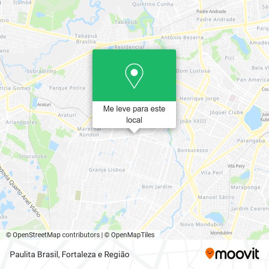 Paulita Brasil mapa