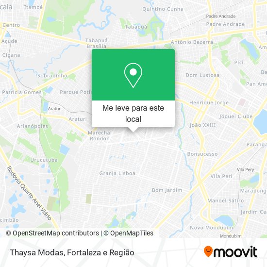 Thaysa Modas mapa