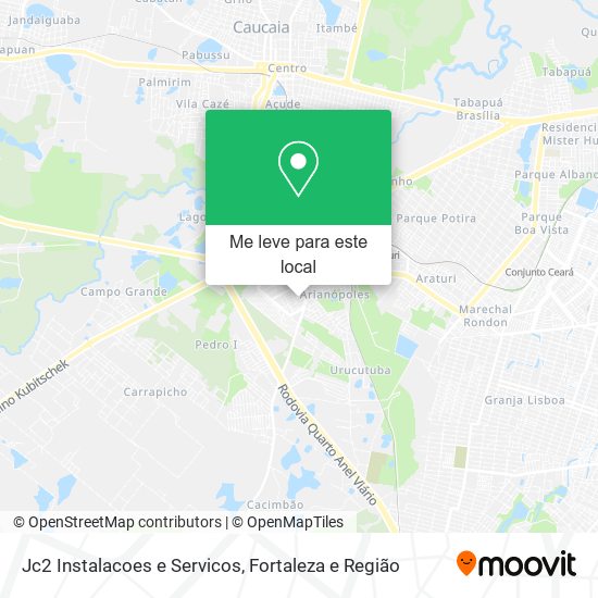 Jc2 Instalacoes e Servicos mapa