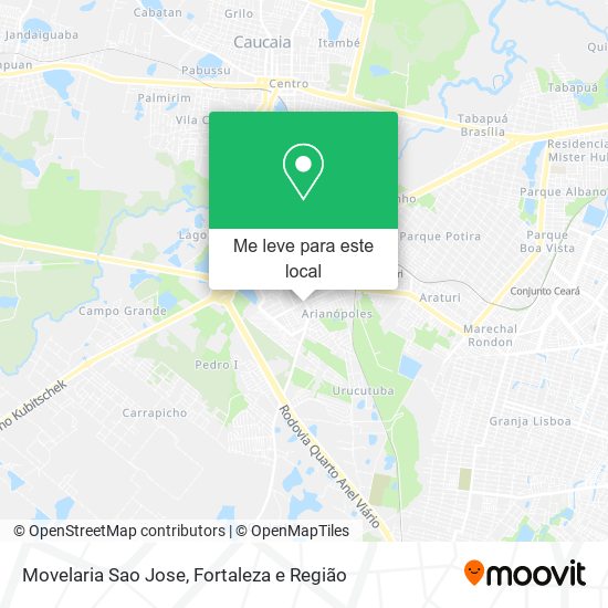 Movelaria Sao Jose mapa