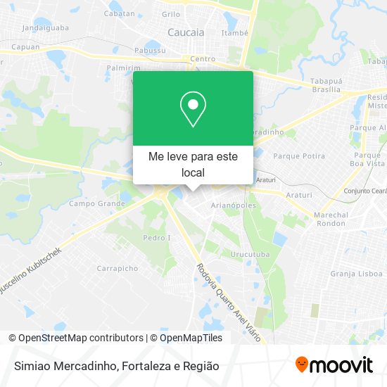 Simiao Mercadinho mapa