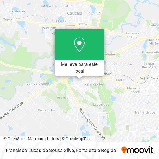 Francisco Lucas de Sousa Silva mapa
