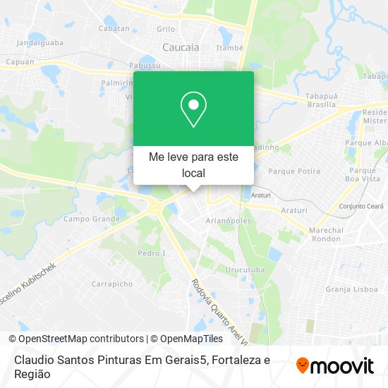 Claudio Santos Pinturas Em Gerais5 mapa