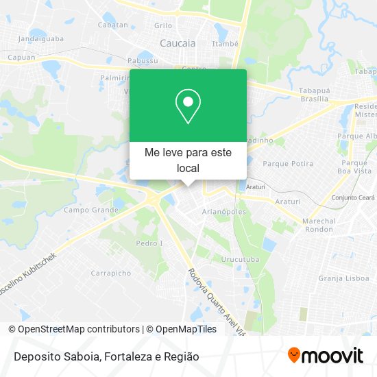 Deposito Saboia mapa