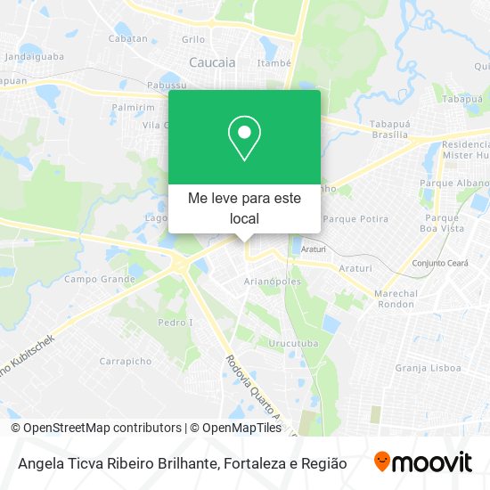 Angela Ticva Ribeiro Brilhante mapa