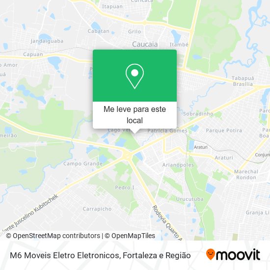 M6 Moveis Eletro Eletronicos mapa