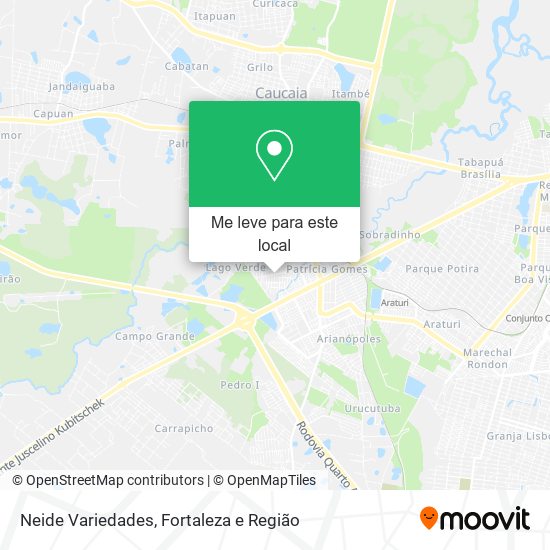 Neide Variedades mapa