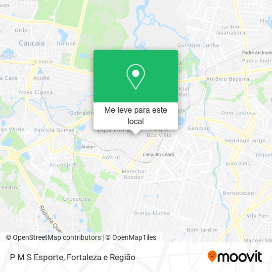 P M S Esporte mapa