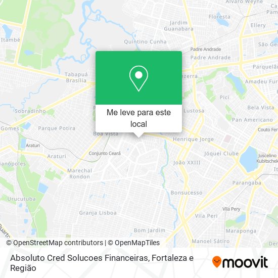 Absoluto Cred Solucoes Financeiras mapa