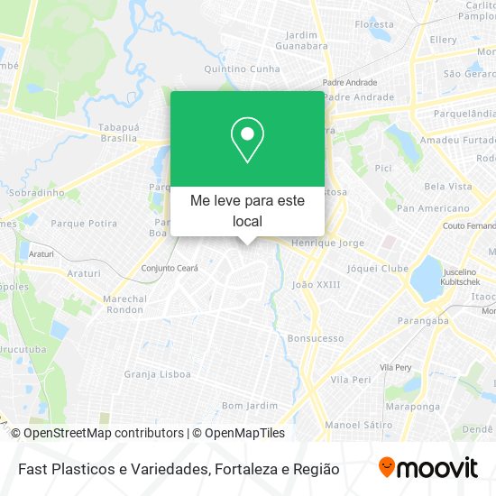 Fast Plasticos e Variedades mapa