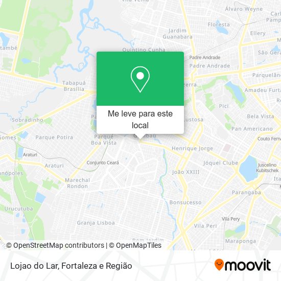 Lojao do Lar mapa