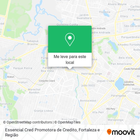 Essencial Cred Promotora de Credito mapa