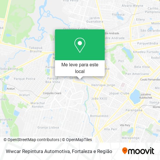 Wwcar Repintura Automotiva mapa