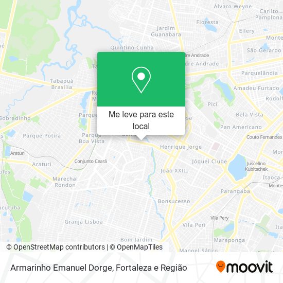 Armarinho Emanuel Dorge mapa