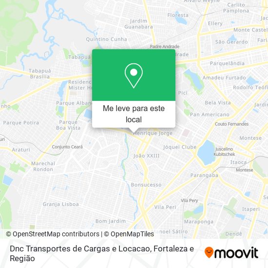 Dnc Transportes de Cargas e Locacao mapa