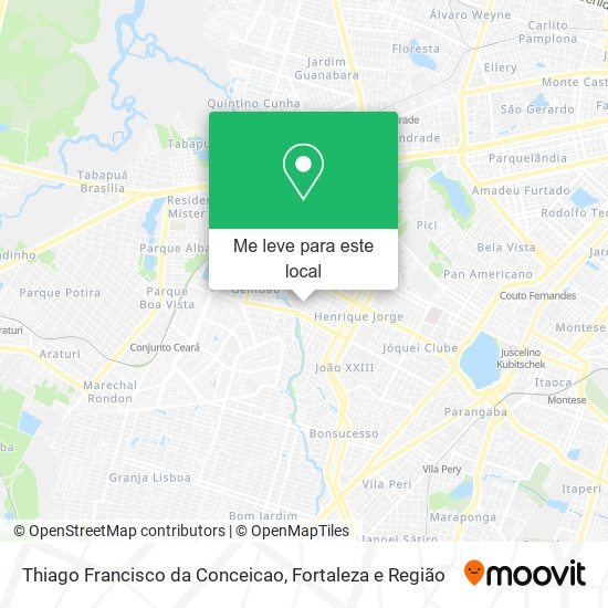 Thiago Francisco da Conceicao mapa
