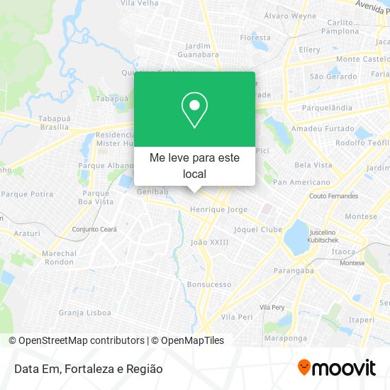 Data Em mapa