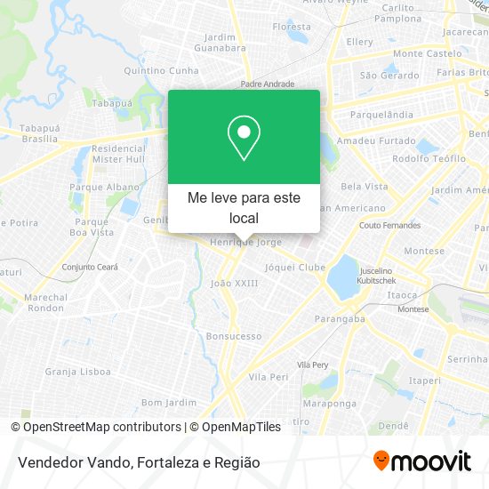 Vendedor Vando mapa