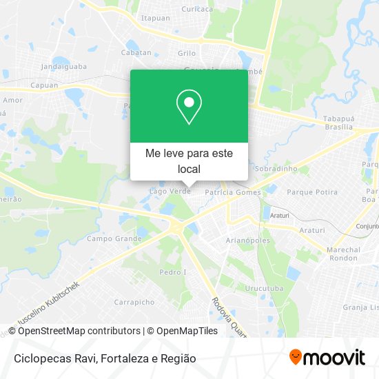 Ciclopecas Ravi mapa