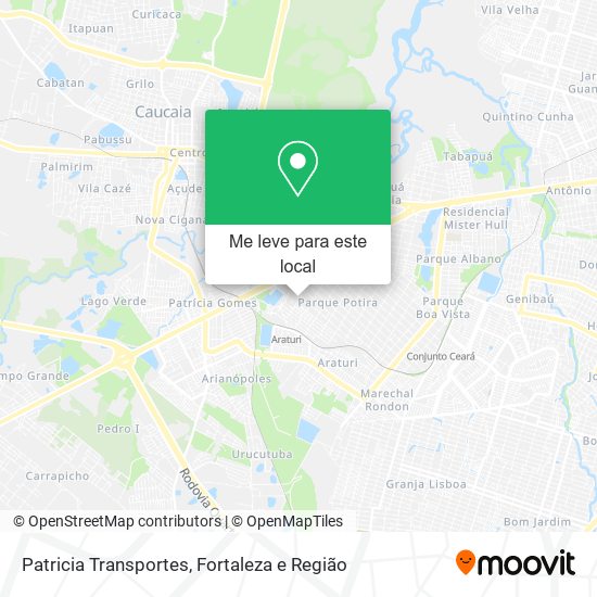 Patricia Transportes mapa