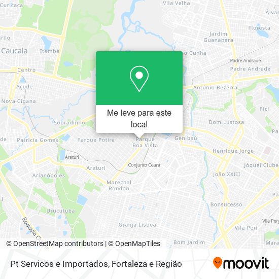 Pt Servicos e Importados mapa