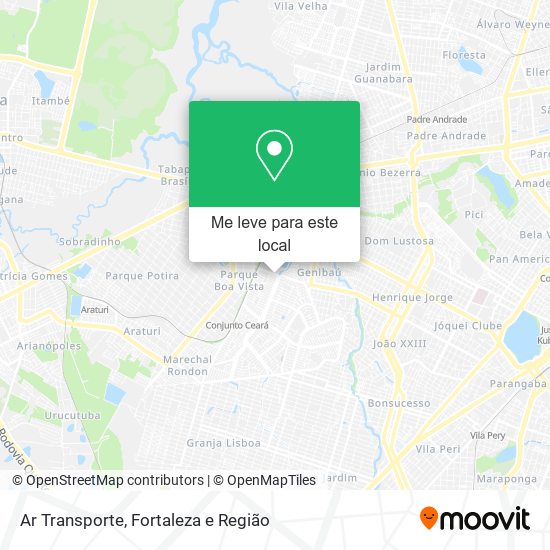 Ar Transporte mapa