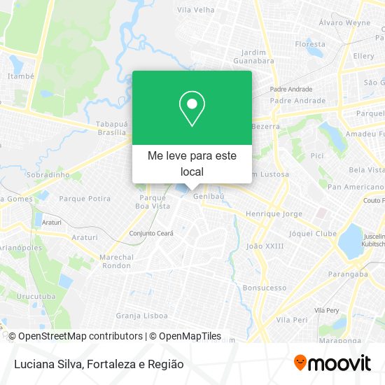 Luciana Silva mapa