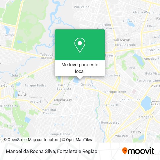 Manoel da Rocha Silva mapa