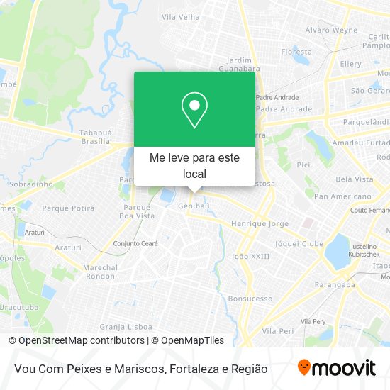 Vou Com Peixes e Mariscos mapa