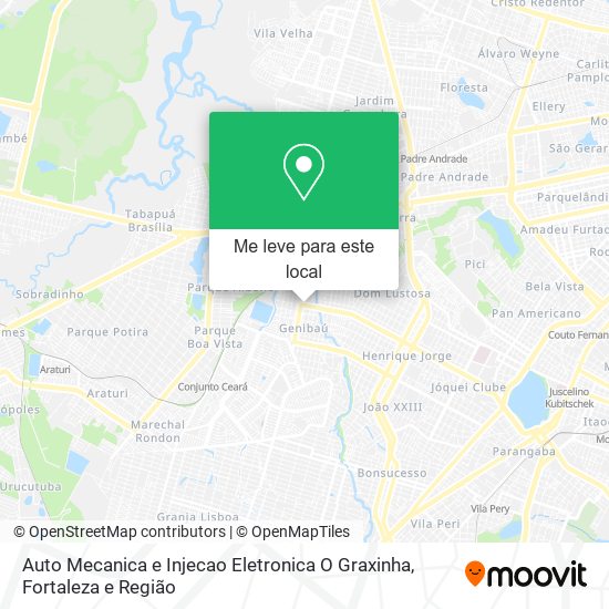 Auto Mecanica e Injecao Eletronica O Graxinha mapa