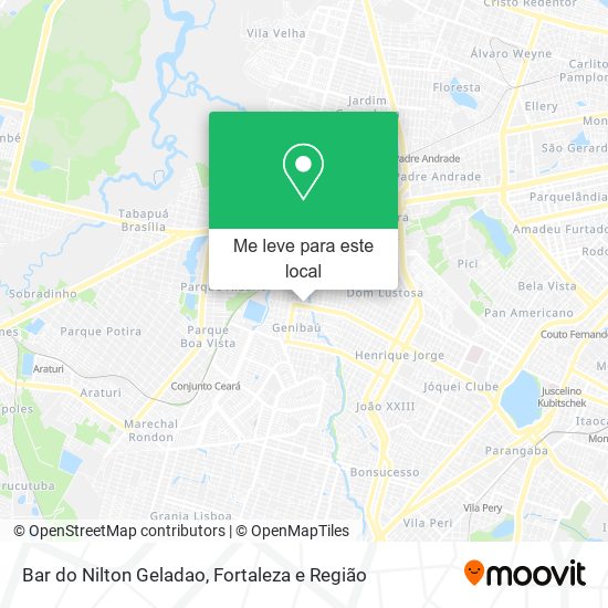 Bar do Nilton Geladao mapa