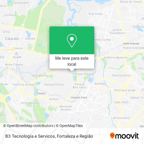 B3 Tecnologia e Servicos mapa