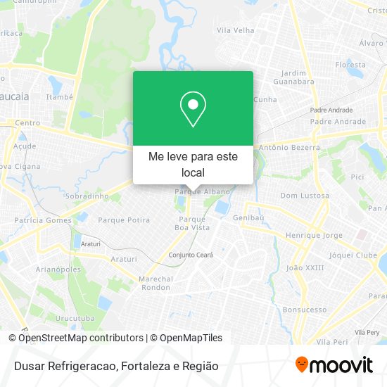 Dusar Refrigeracao mapa