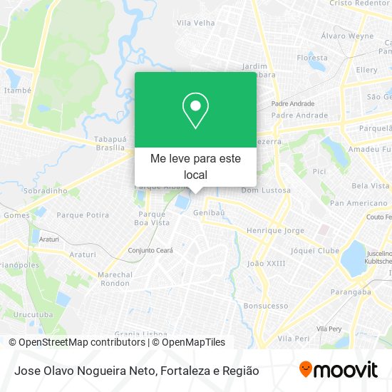 Jose Olavo Nogueira Neto mapa