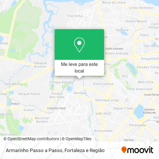 Armarinho Passo a Passo mapa