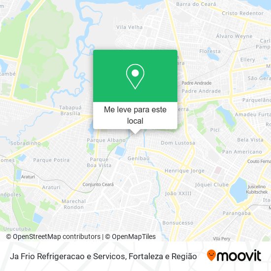 Ja Frio Refrigeracao e Servicos mapa