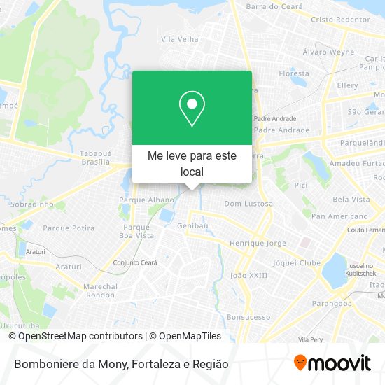 Bomboniere da Mony mapa