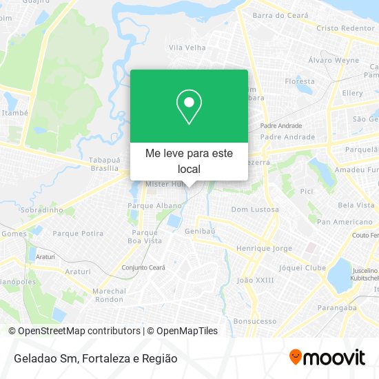 Geladao Sm mapa