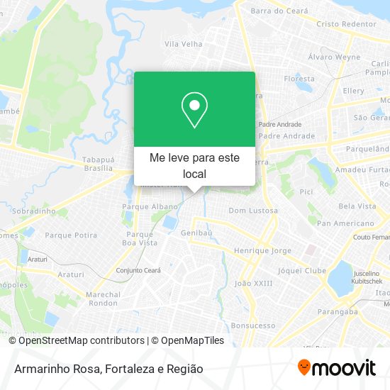 Armarinho Rosa mapa