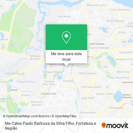 Me Calce Paulo Barbosa da Silva Filho mapa