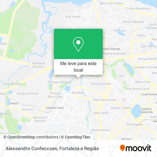 Alessendro Confeccoes mapa